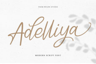 Adelliya Script: Your Go-To Font for Effortless Elegance