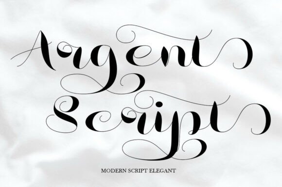 Argent Script: The Elegant Calligraphy Font for Modern Designers