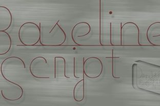 Baseline Script: The Sleek Mono Line Font for Modern Brands