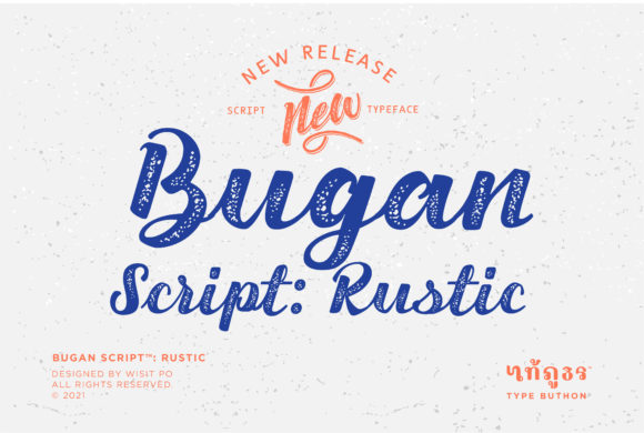 Bugan Script: Rustic: An Enchanting Handwritten Font for Real-World Design