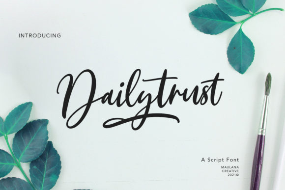Dailytrust Script: A Handwritten Font for Authentic Design