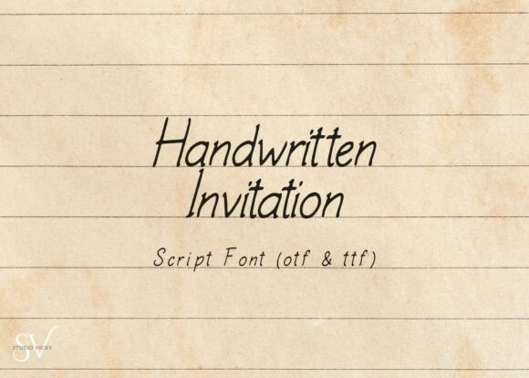 Handwritten Invitation Script: The Modern Script for Personal Design