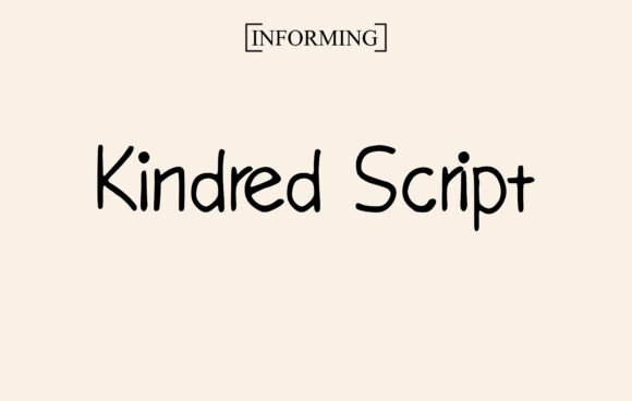 Kindred Script: A Font That Feels Like a Friend's Handwriting