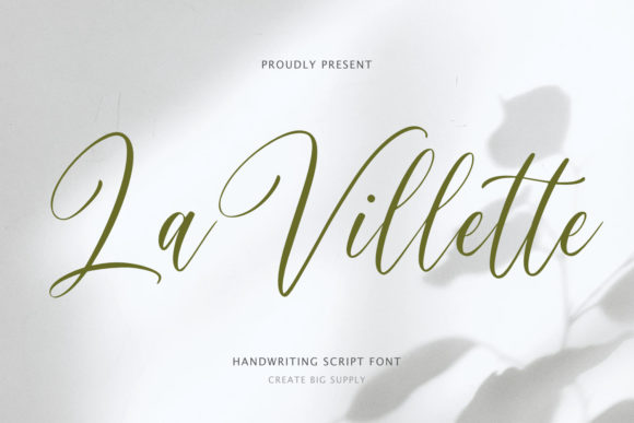 La Villette Script: Crafting Elegance in Modern Design