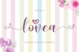 Lovea Script: The Modern Calligraphy Font for Cheerful Designs