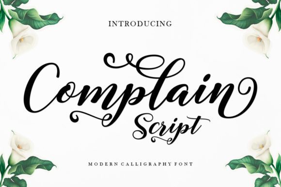Why Complain Script is a Go-To Font for Modern Designers